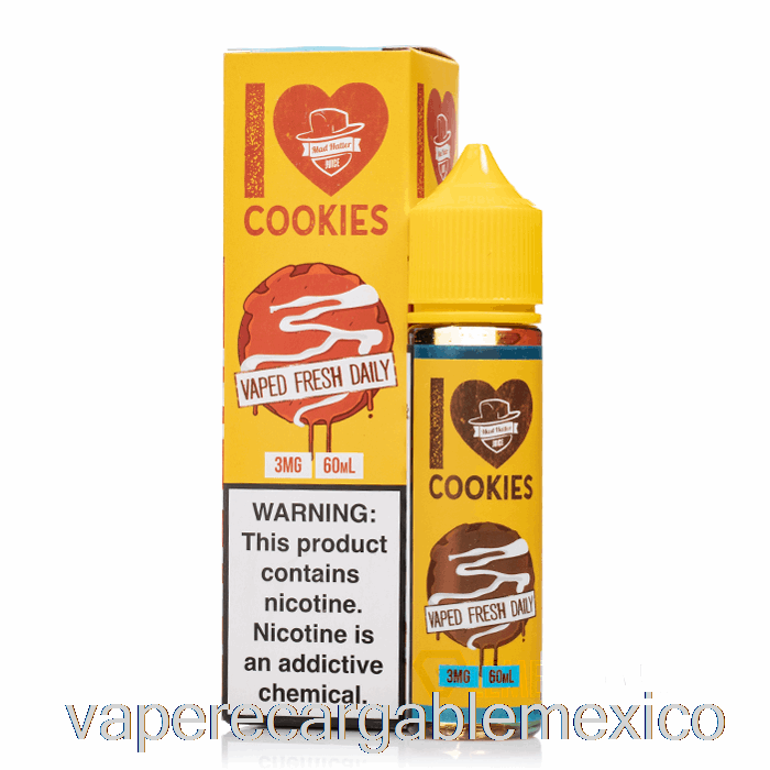 Vape Recargable I Love Cookies - Jugo Del Sombrerero Loco - 60ml 3mg